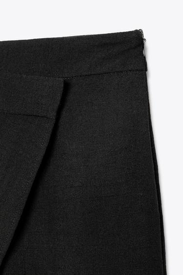 WIDE PAREO TROUSERS - Black by Zara - Image 9