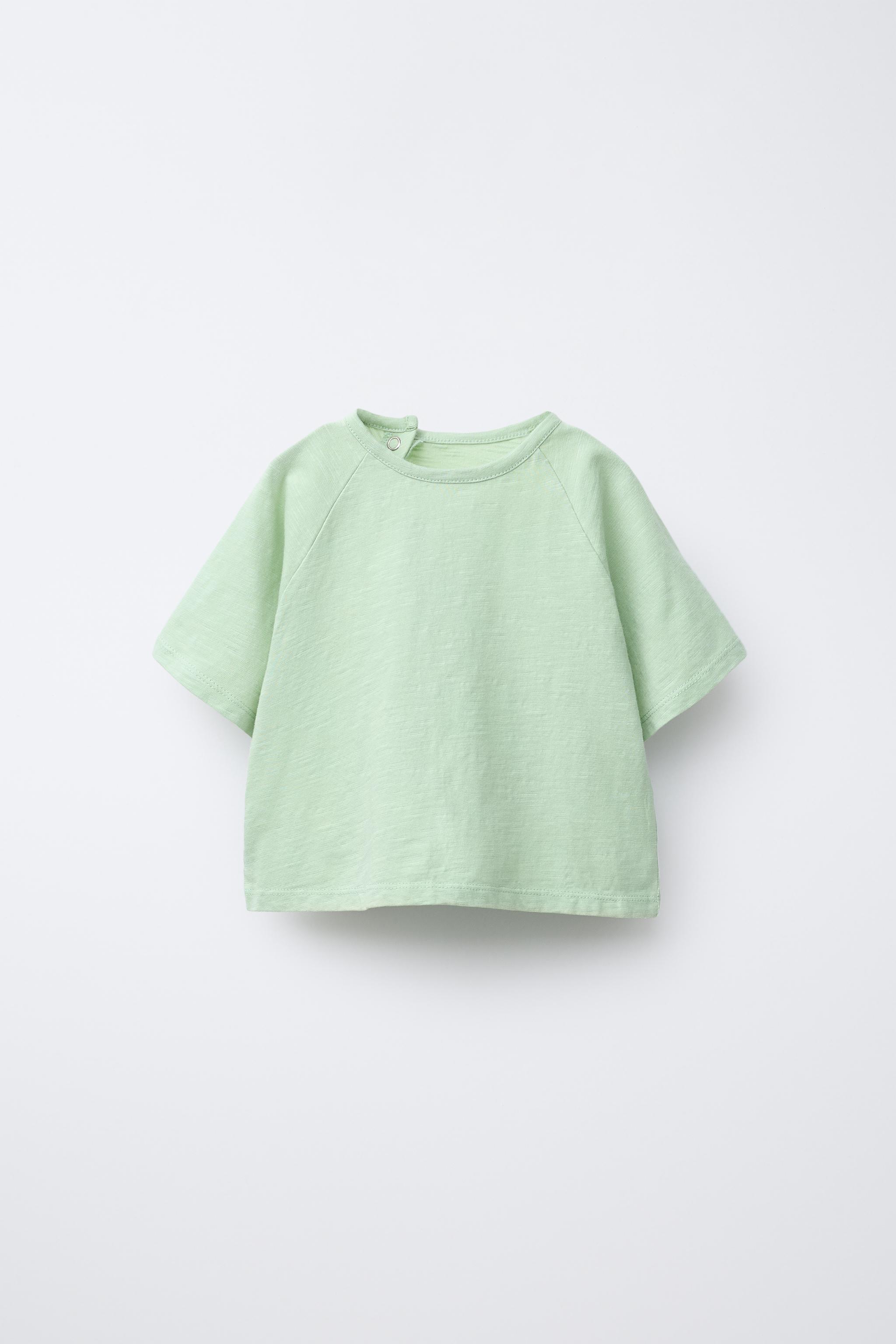 RAGLAN SLEEVE T-SHIRT - Green | ZARA United States