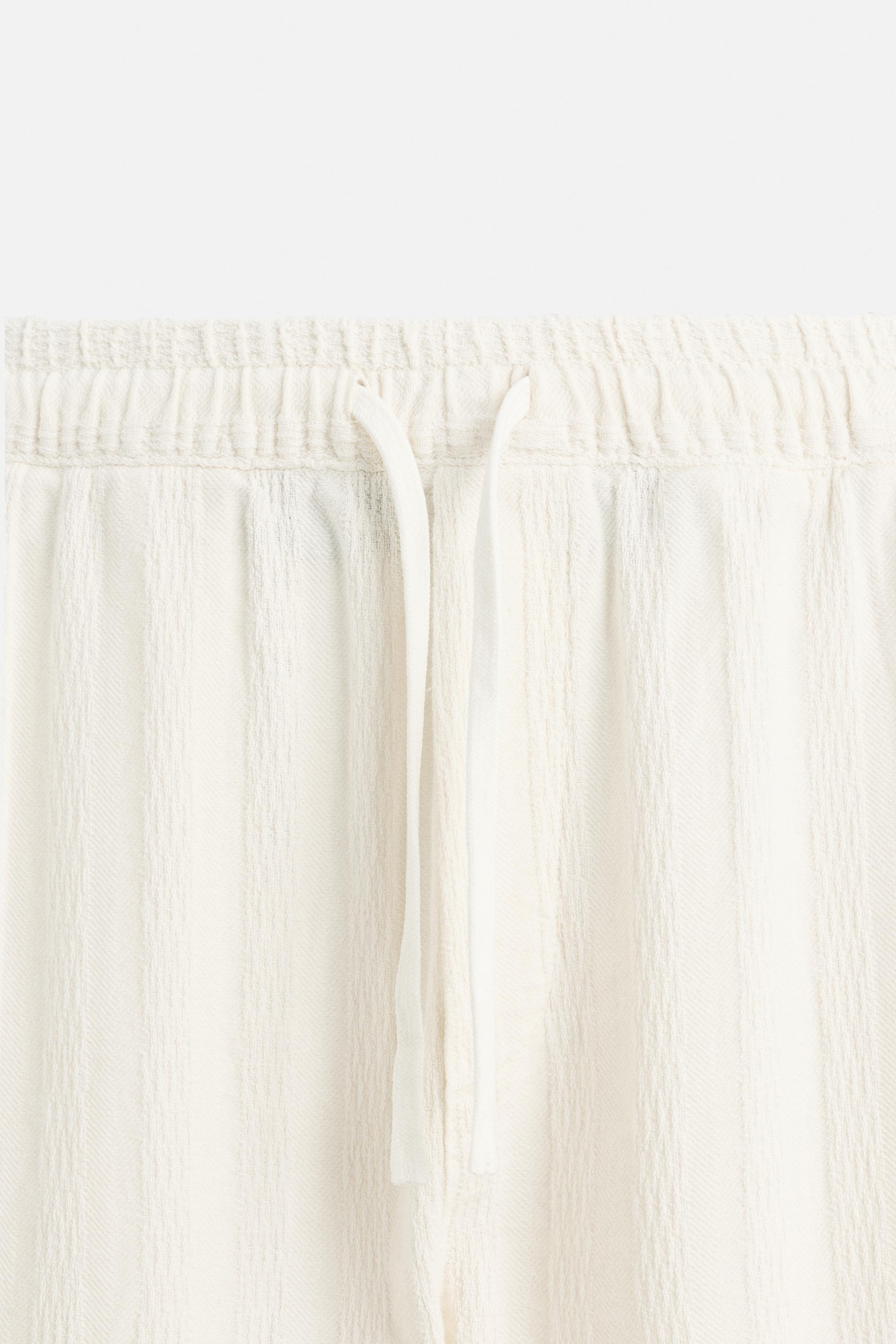 JACQUARD RELAXED FIT PANTS