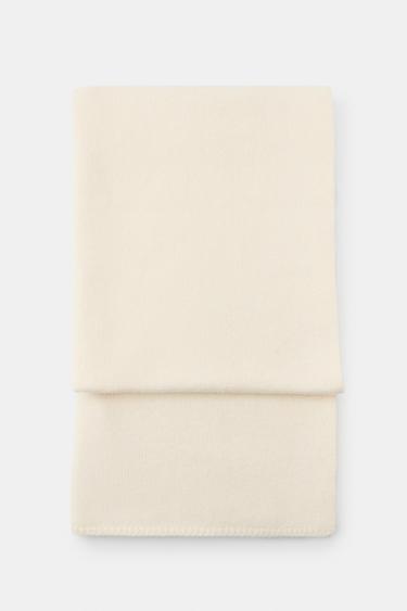BASIC SCARF - Ecru by Zara