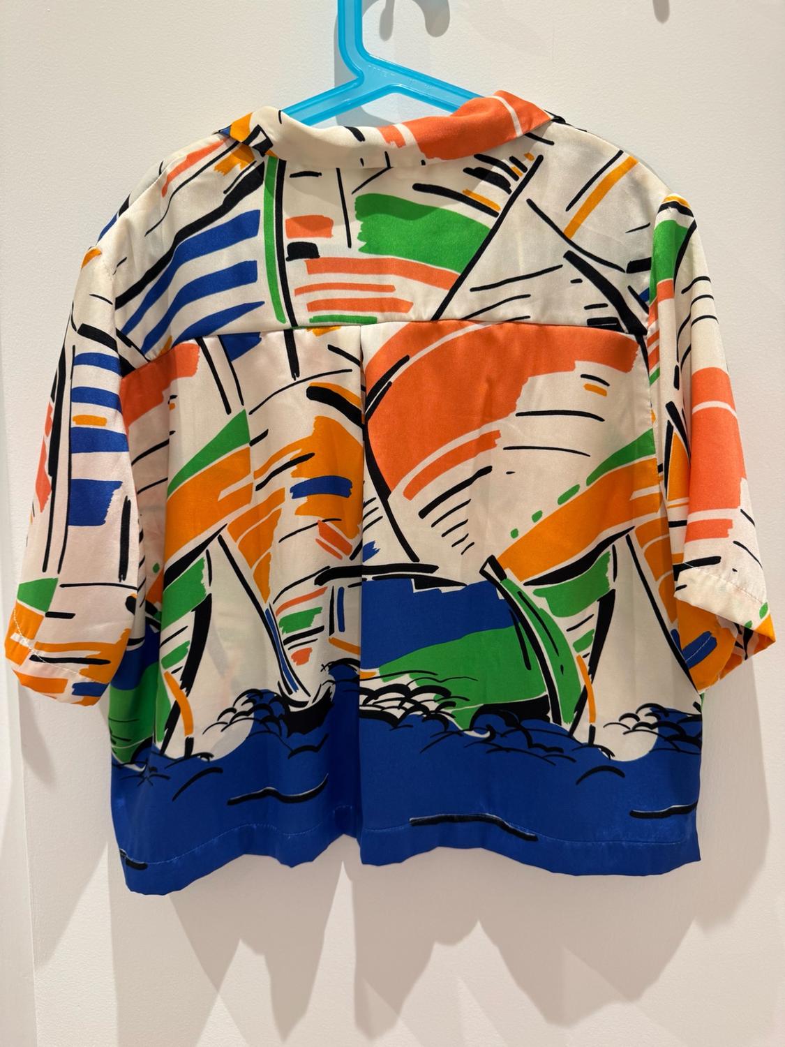 PRINTED CROPPED SHIRT - Image 2