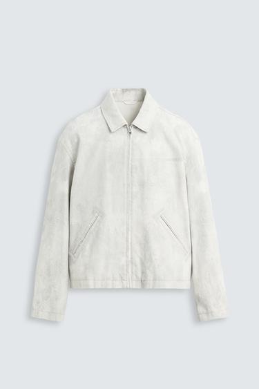 JAQUETA COM ESTAMPA ABSTRATA - Gelo da Zara