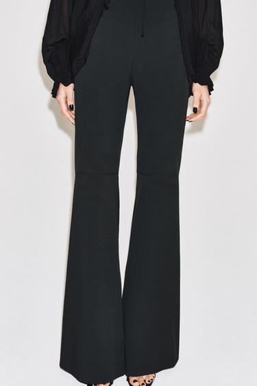 PANTALONI TAILLEUR FLARE ZW COLLECTION - Nero di Zara