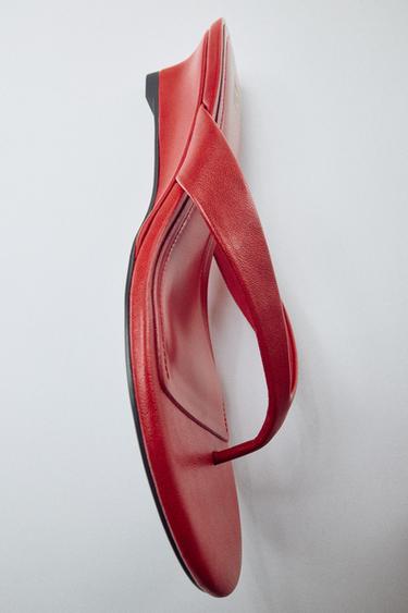 MINI WEDGE SANDALS — Red 1