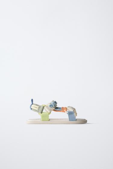 SANDALIA TEKNIKOA BAREFOOT - Urdina, Zara-rena