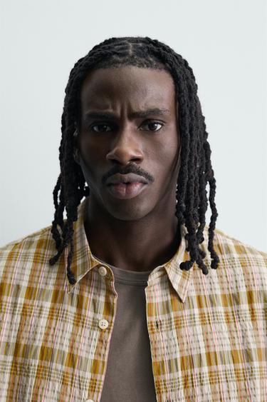 RELAXED FIT CHECK SHIRT - Multicoloured by Zara - Image 4