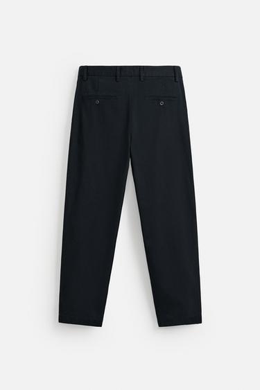PANTALON CHINO TWILL - Bleu marine de Zara - Image 6