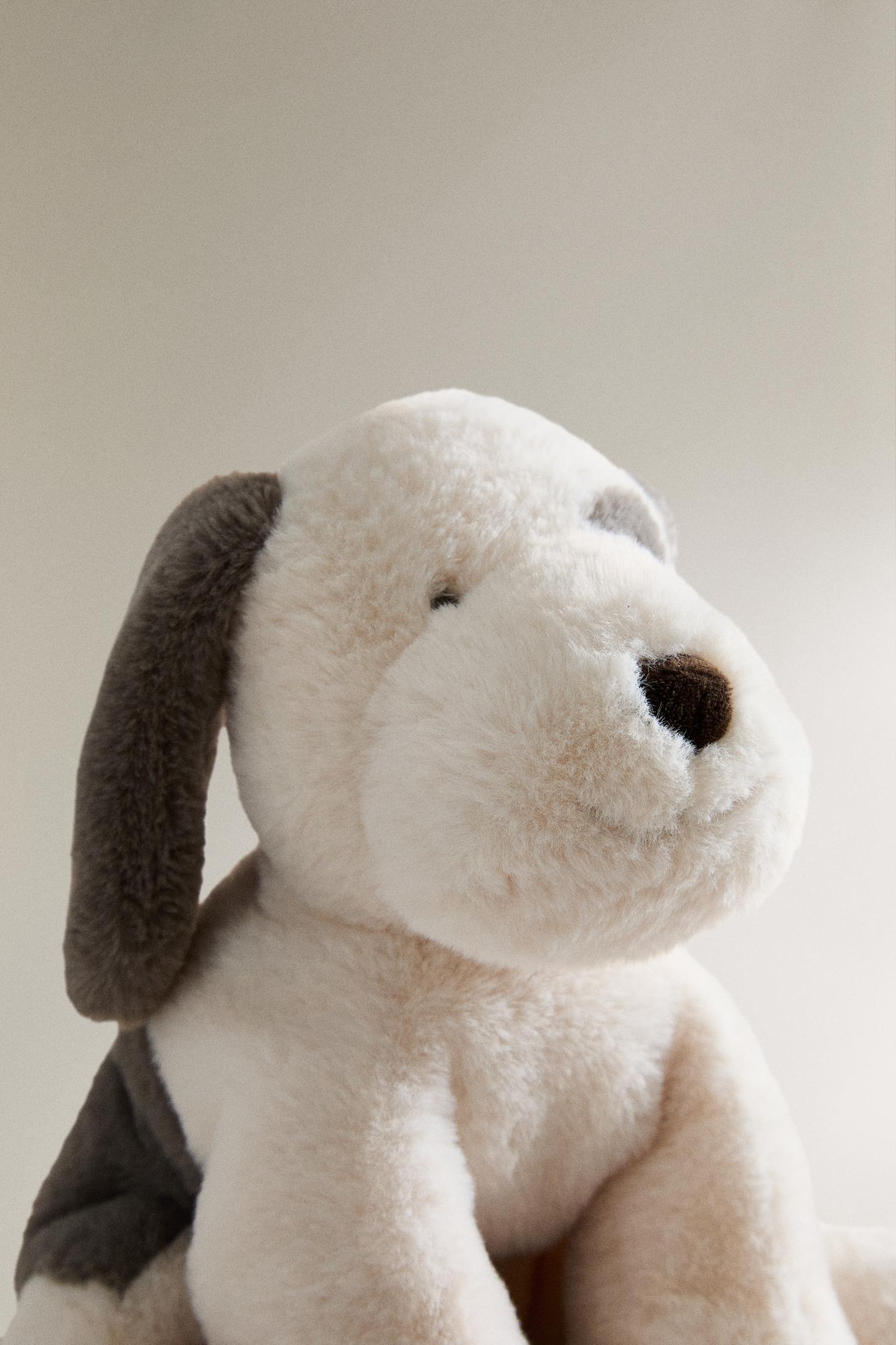 Детская мягкая игрушка Zara Small KIDS' Dog Plush Toy, цвет: Экрю — фото 4