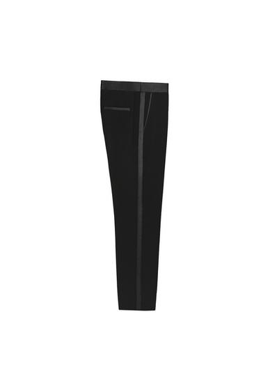 TUXEDO TROUSERS WITH SIDE TAPING