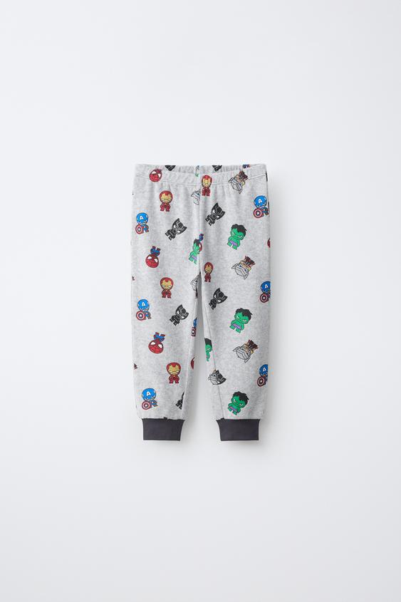 1 1/2-6 ANS / PYJAMA VELOURS THE AVENGERS © MARVEL - Gris chiné de Zara - Image 3