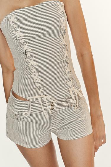 CORSÉ CORDONES RAYAS - Rayas de Zara
