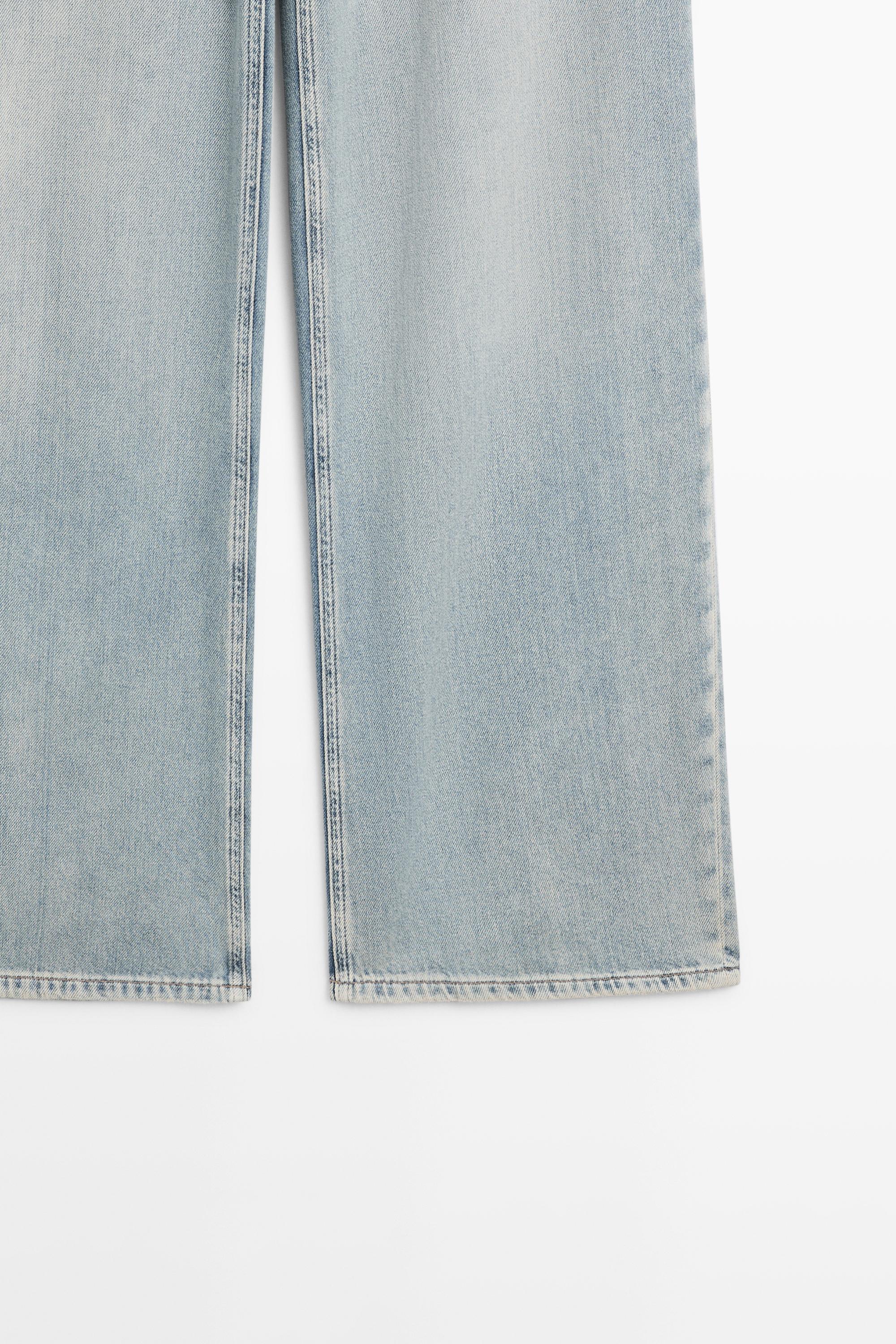 High-waist barrel fit jeans