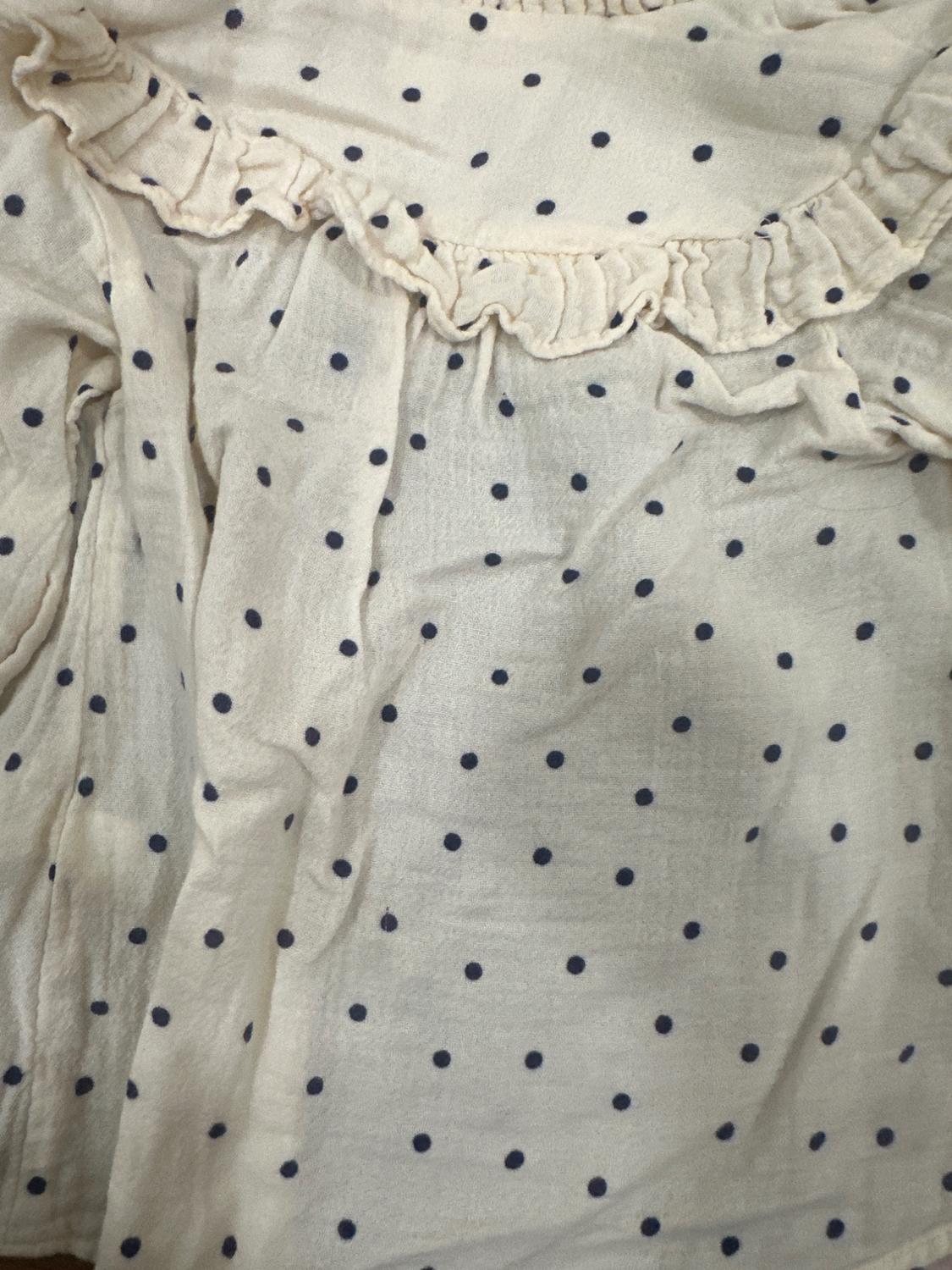 RUFFLED POLKA DOT SHIRT - Image 3