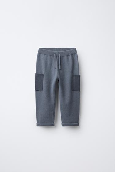 ТОҚЫМА ДЖОГГЕР ШАЛБАР - Көк мергель Zara компаниясынан - Сурет 0
