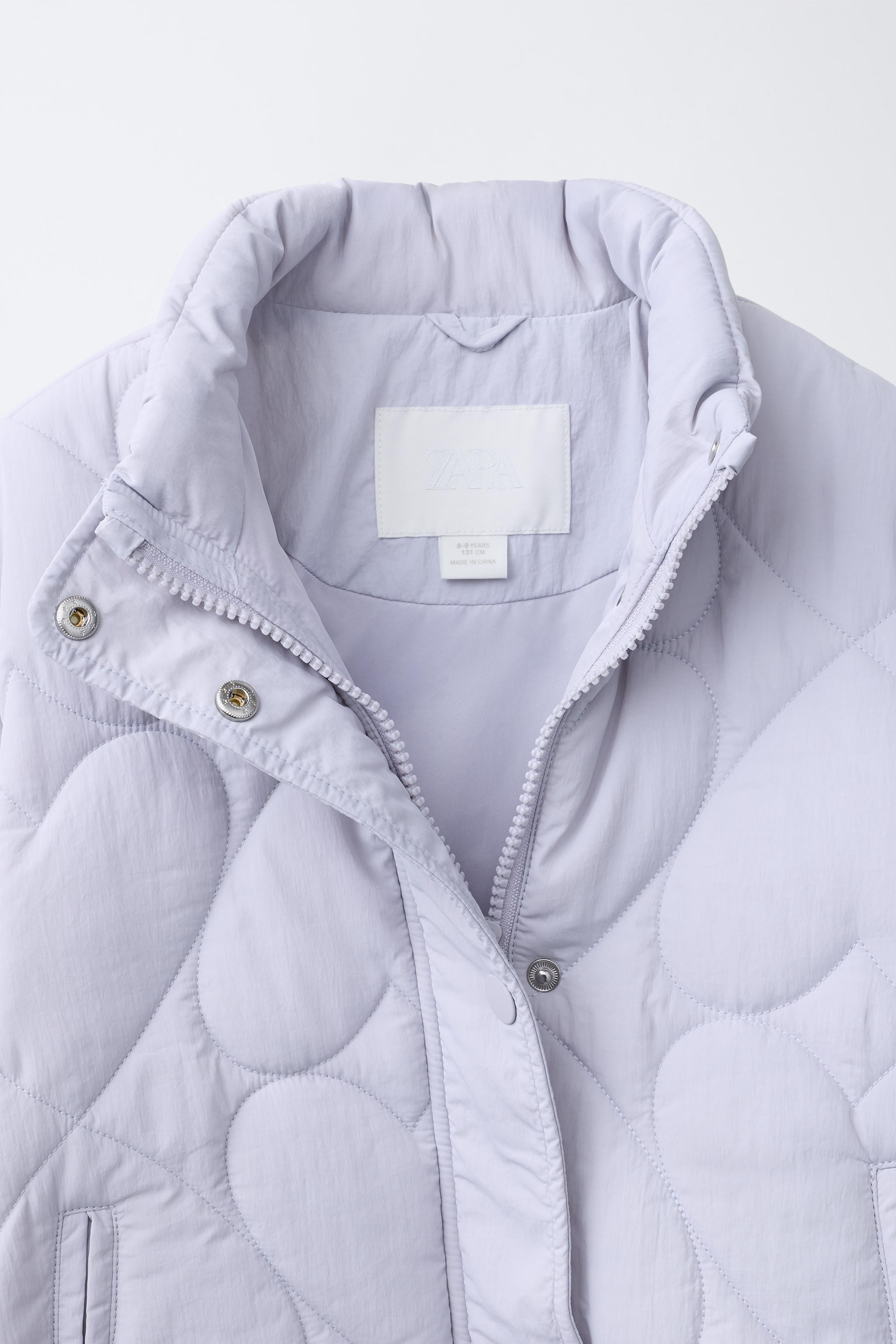 ZARA ドットパフジャケットXS ZARA ドットパフジャケットXS ZARA ドットパフジャケットXS 【公式通販】