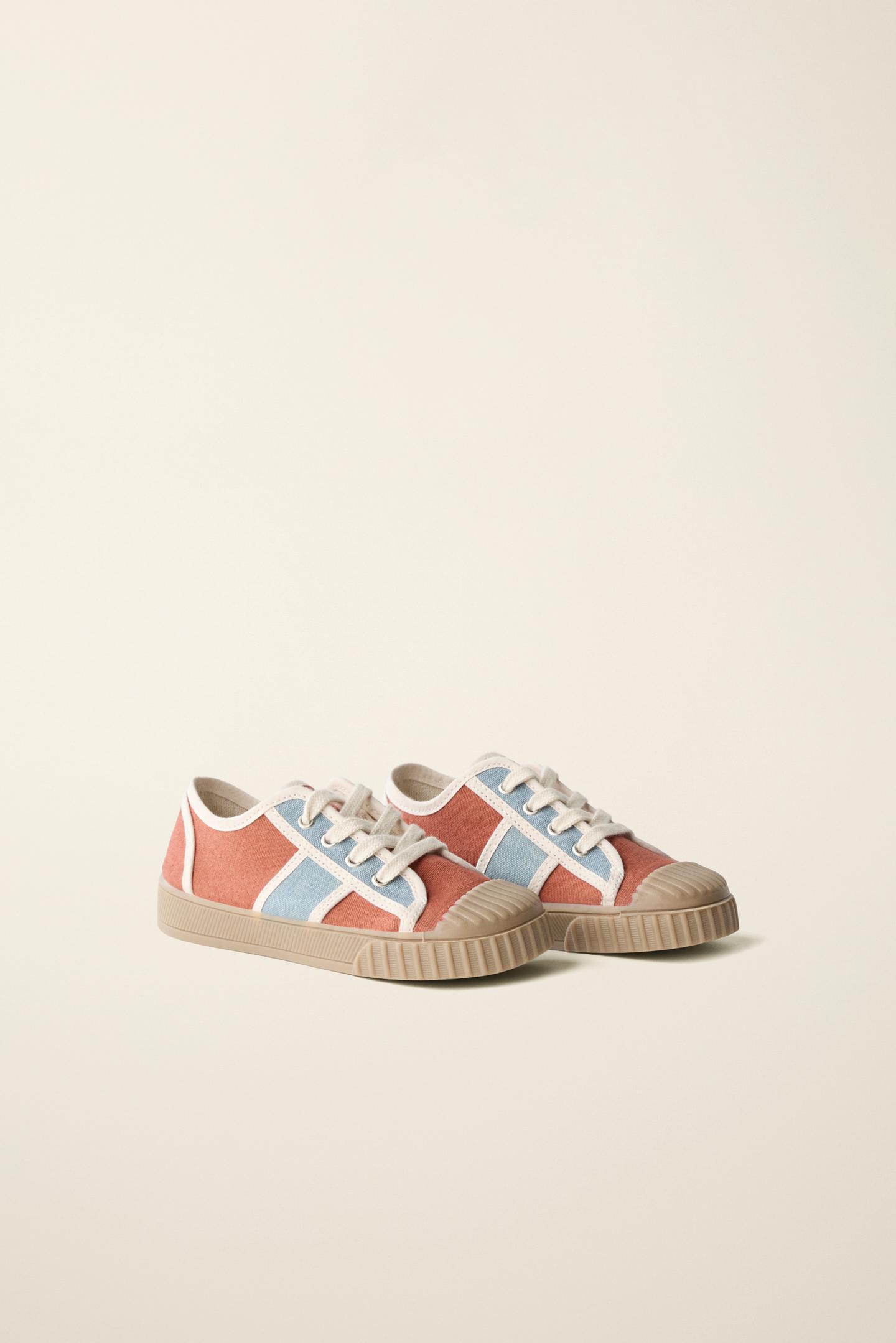 Детские кроссовки Zara Sneakers Created BY Caramel London, цвет: Красный — фото 4