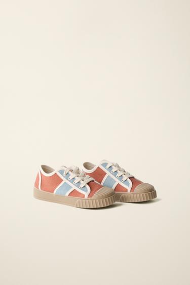 TENNIS CRÉÉES PAR CARAMEL LONDON X ZARA - Rouge de Zara - Image 3