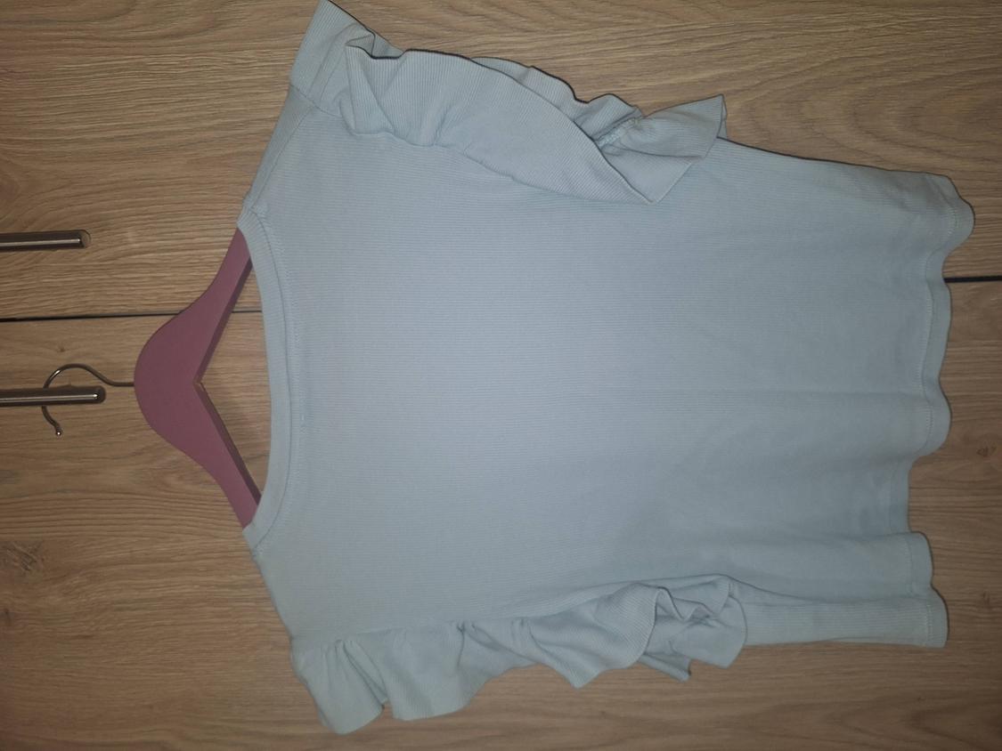 RIBBED T-SHIRT WITH RUFFLE TRIM - Image 4