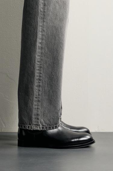 POINTED TOE CHELSEA BOOTS - Black by Zara - Image 0