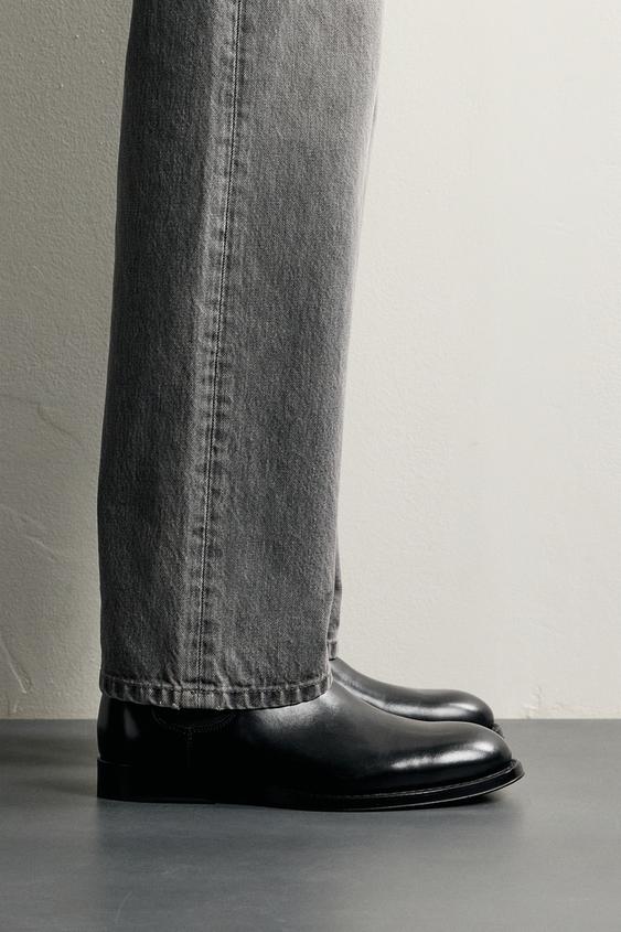 POINTED TOE CHELSEA BOOTS - Black by Zara - Image 0