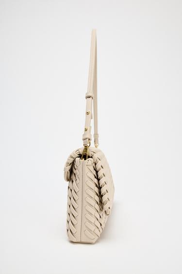 BRAIDED BAG - Ecru by Zara - Image 2