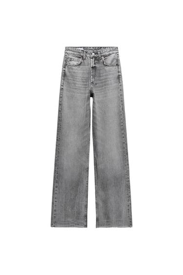 TRF WIDE-LEG HIGH-WAIST JEANS