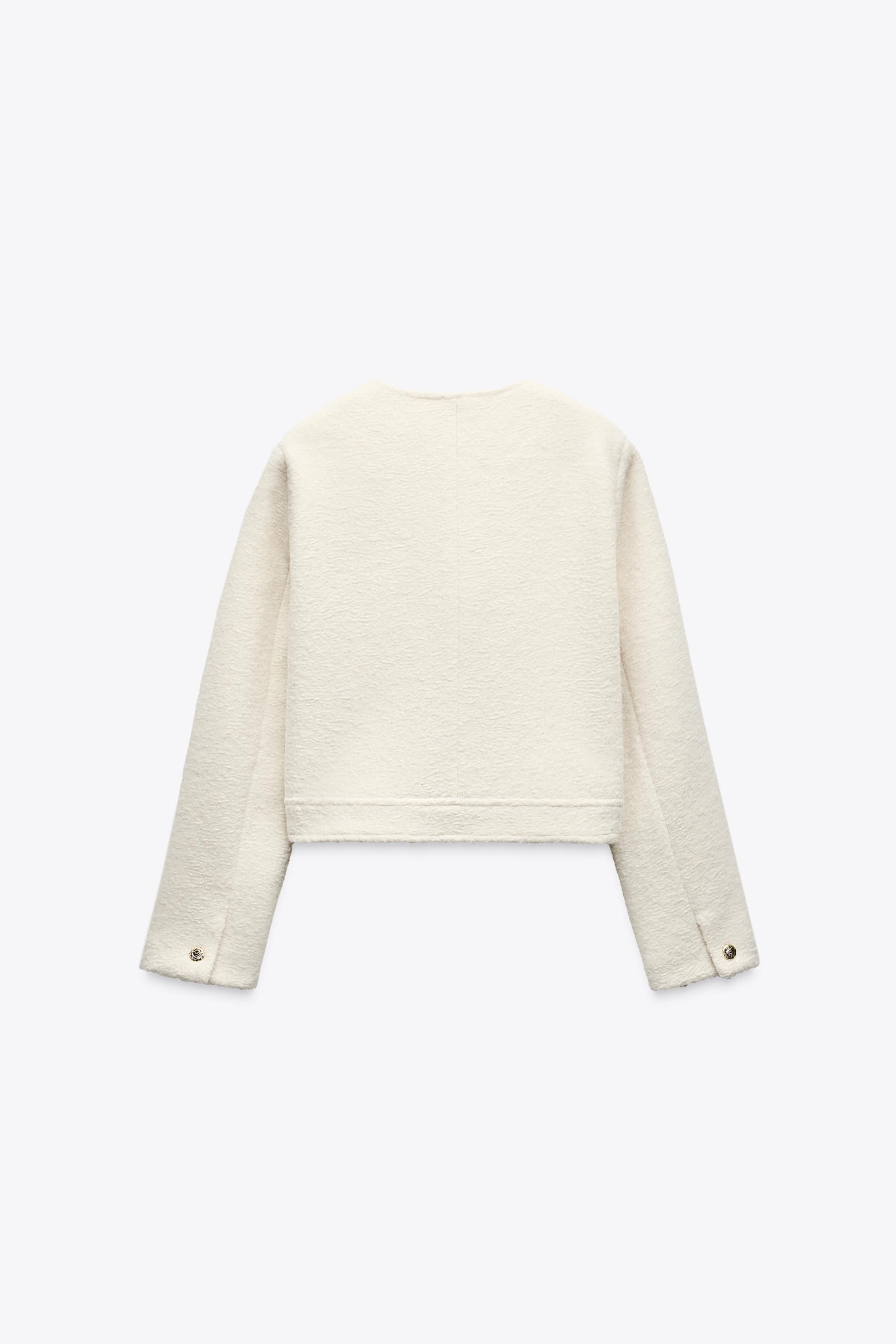 ブークレ カーディガン - エクリュ | ZARA Japan / 日本