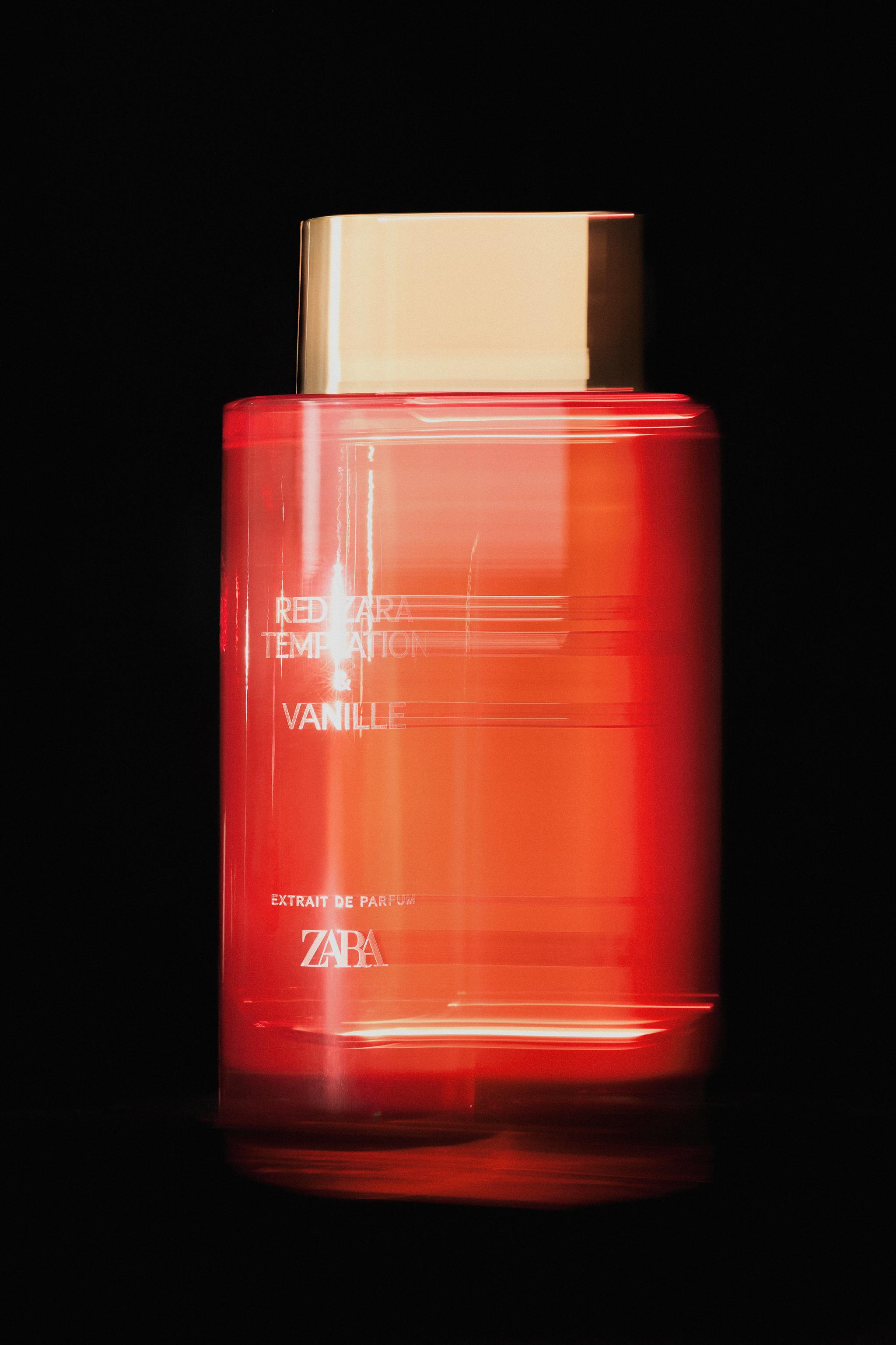 RED ZARA TEMPTATION & VANILLE EXTRAIT DE PARFUM 50ML (1.7 FL. OZ). — TINTED LEATHER