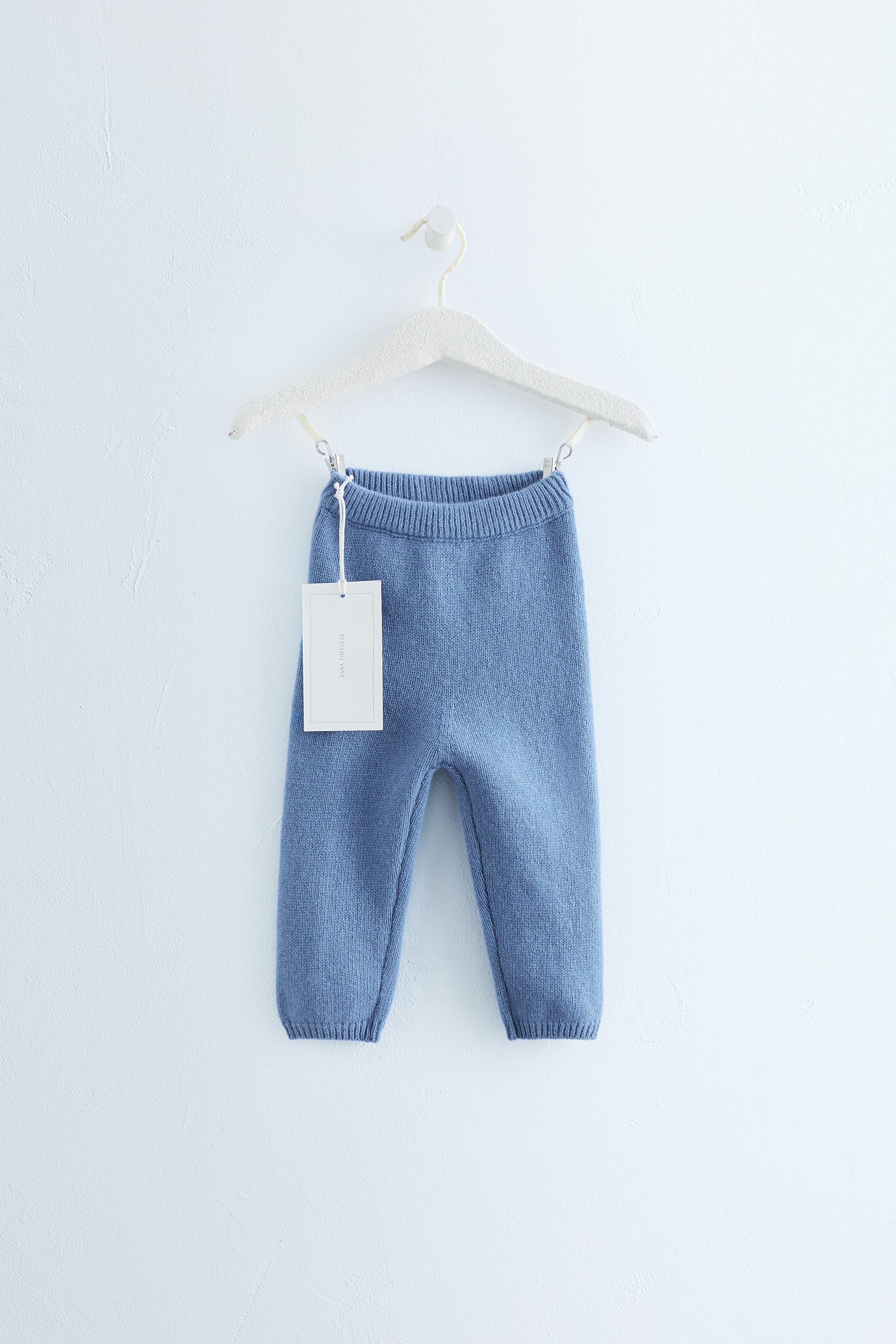 Zara TIMELESS - LEGGING EN MAILLE 100 % LAINE