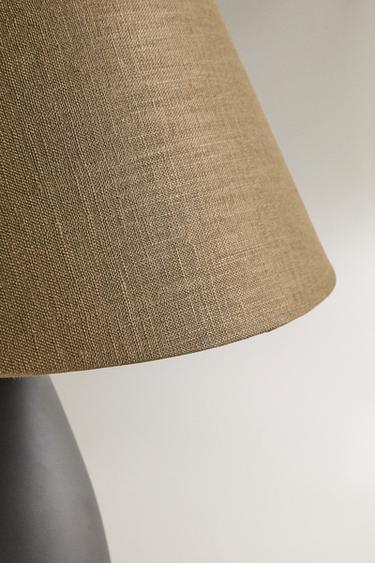 TABLE LAMP WITH IRON BASE - Brown by Zara - Image 2