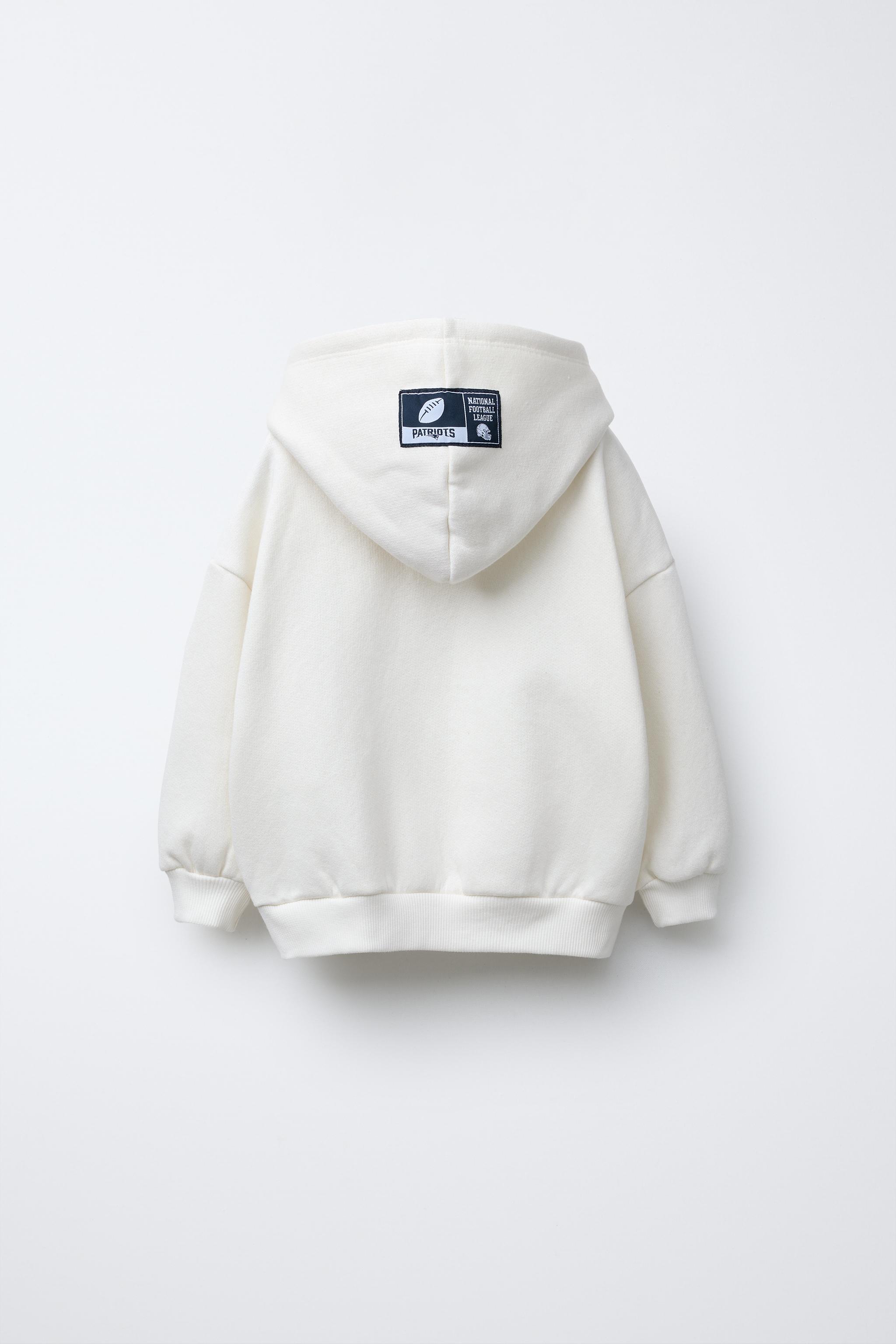 PATRIOTS © NFL フード付きスウェットシャツ - エクリュ | ZARA