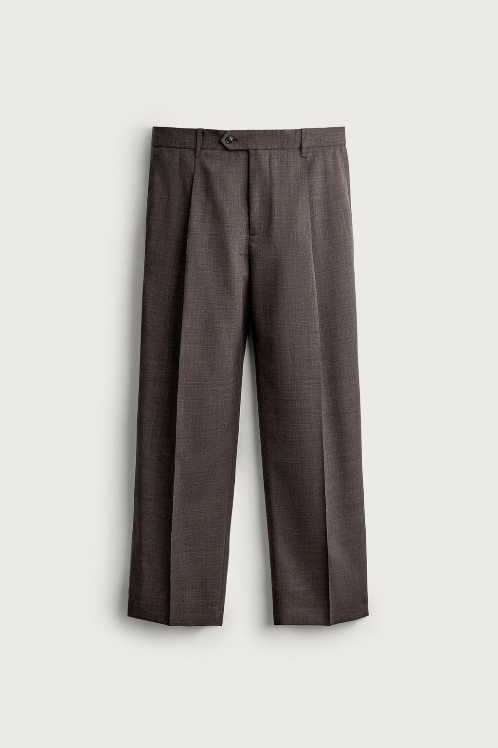 MANTECO® 100% WOOL PLEATED TROUSERS