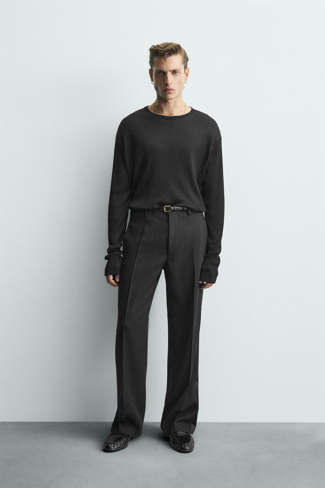 ЛЕГКАЯ ФУТБОЛКА ИЗ СМЕСИ ХЛОПКА ZARA LYOCELL