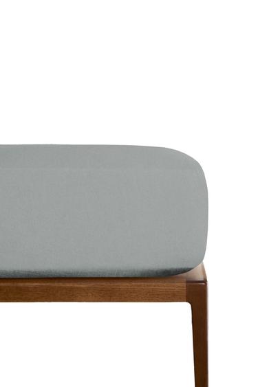 LENZUOLO DI SOTTO LINO LAVATO | ALTEZZA 30 CM (140 G/M²) - Grigio / Blu di Zara