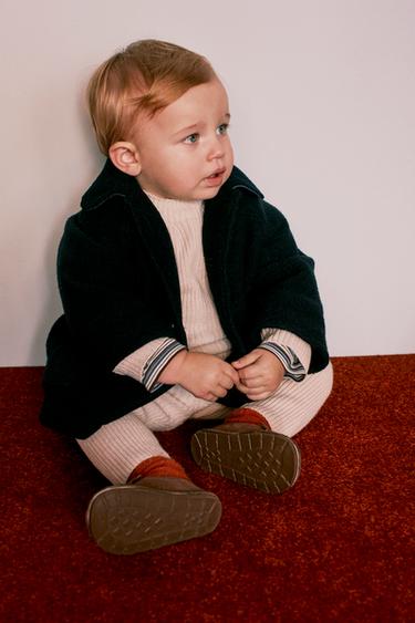 100% WOOL EFFECT COAT CREATED BY CARAMEL LONDON X ZARA - Navy blue by Zara