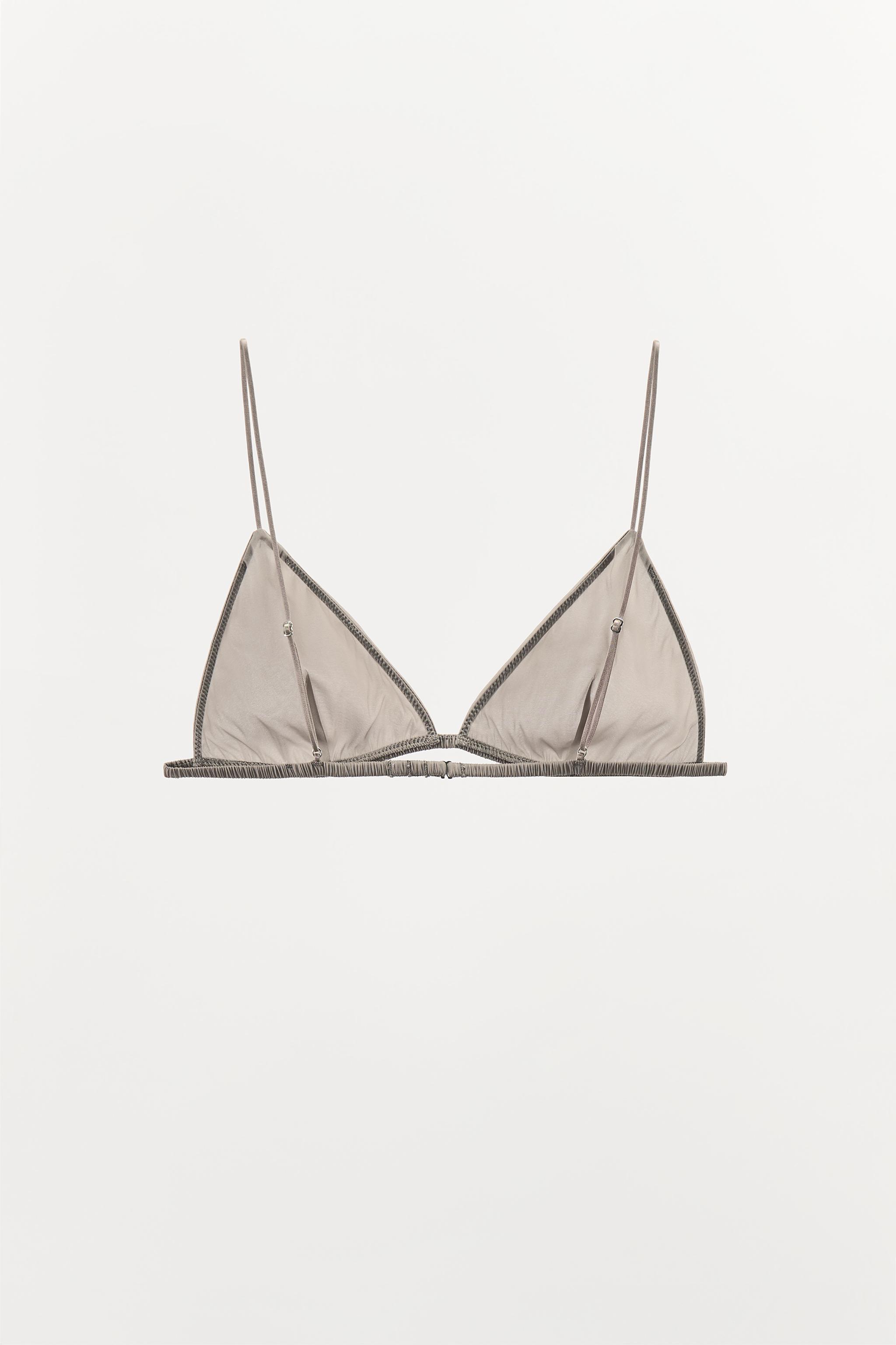 zara satin bralette
