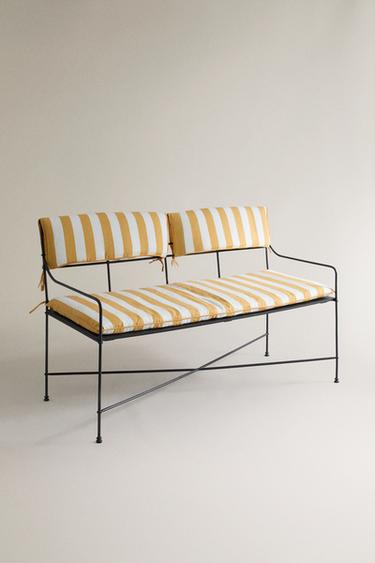 STRIPED BENCH BACK CUSHION - striped by Zara - Image 3