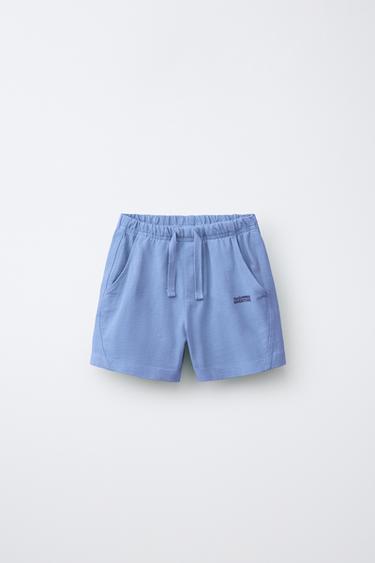 HEAVYWEIGHT BERMUDA SHORTS - Mid-blue by Zara - Image 0
