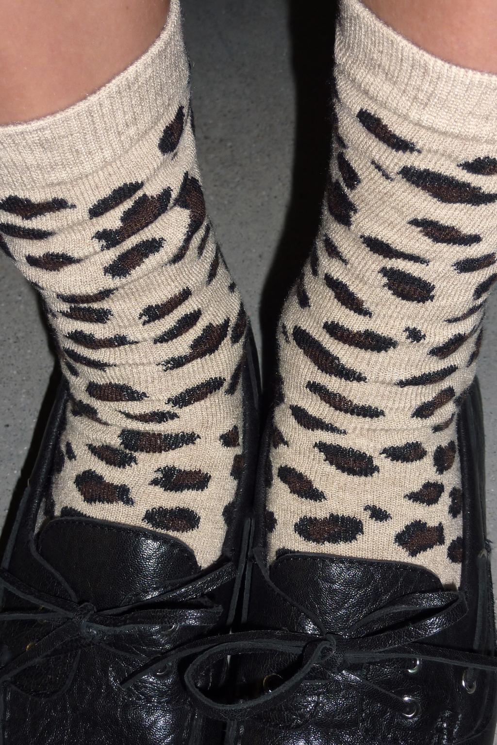ANIMAL PRINT JACQUARD SOCKS