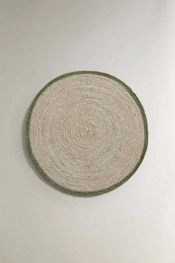 SET DE TABLE FIBRE ROND - Vert de Zara - Image 0