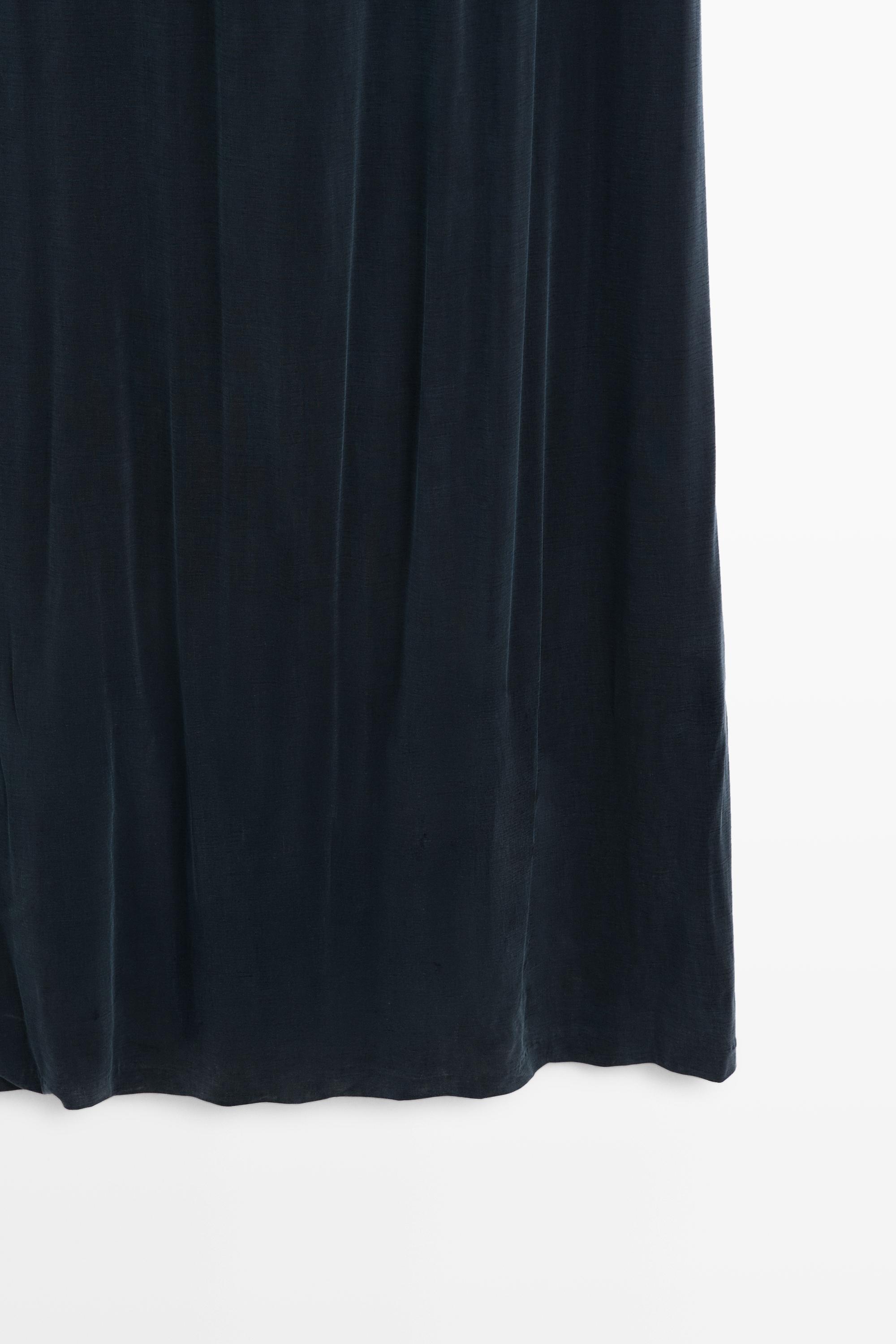 Robe midi fluide à plis - STUDIO