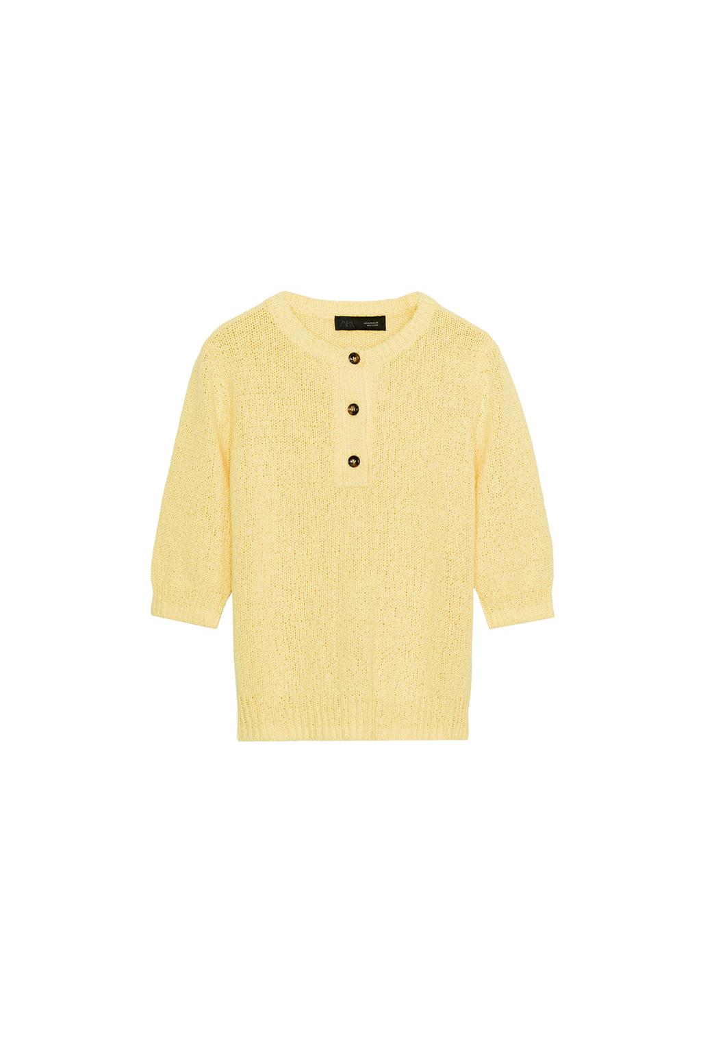 FRENCH SLEEVE KNIT JUMPER - image 3