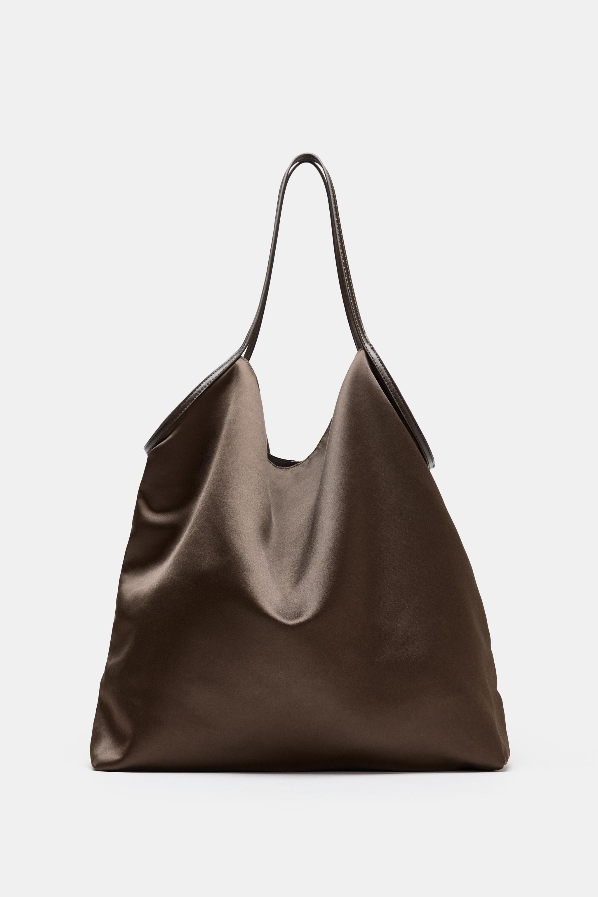 リバーシブルトートバッグ - チョコレート | ZARA Japan / 日本