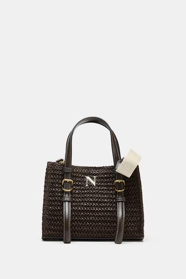 MINI SAC SHOPPER - Chocolat de Zara - Image 3