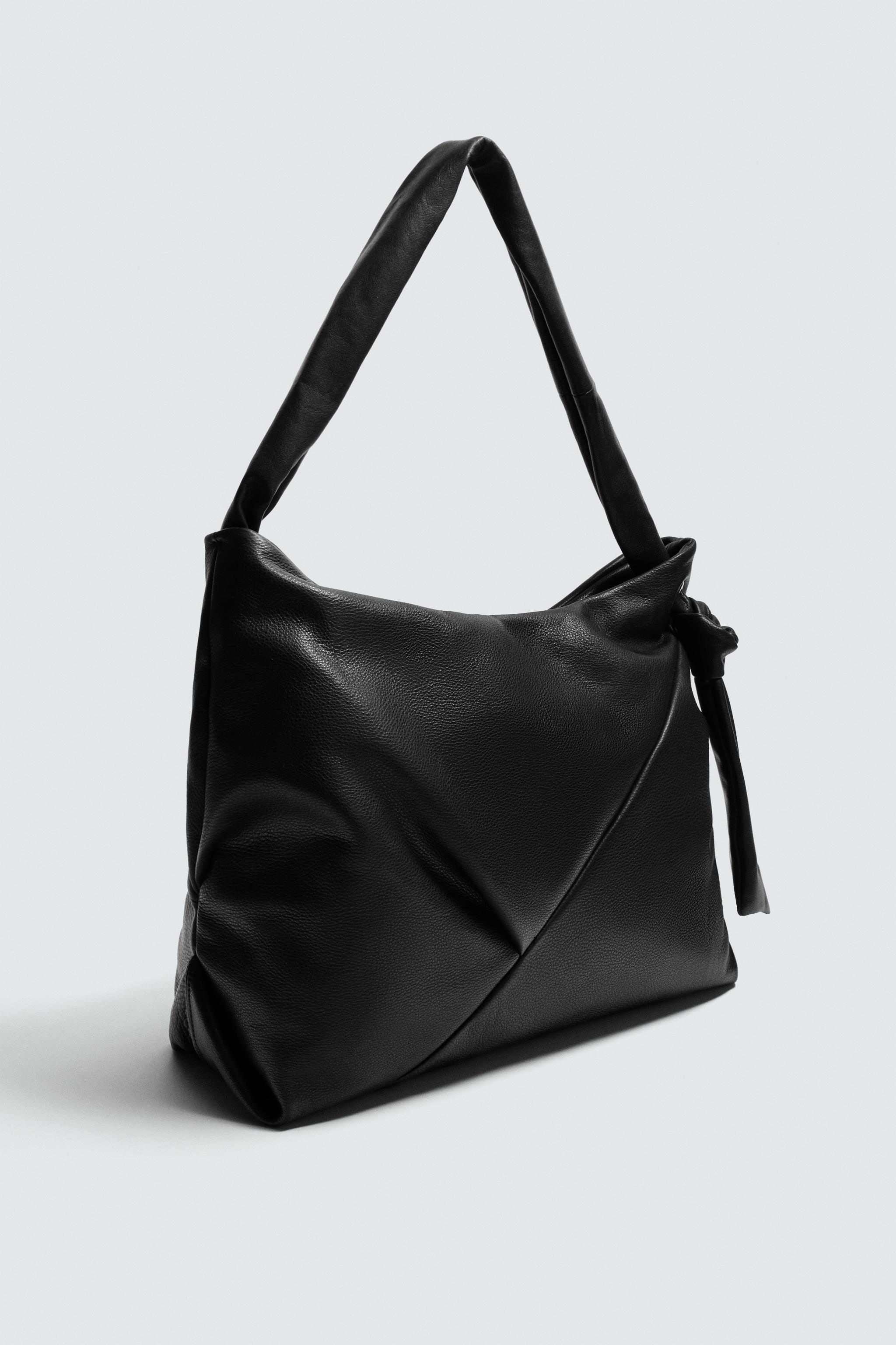 LEATHER SHOPPER BAG