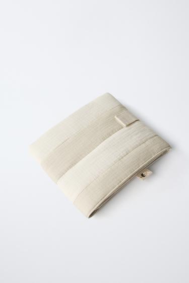 SAC MATERNITÉ À RAYURES - Blanc écru de Zara - Image 7