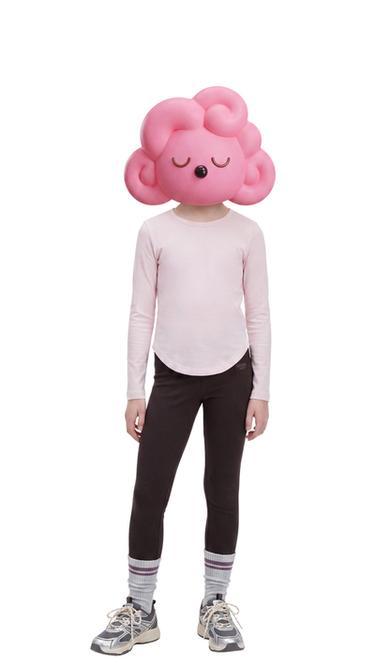 ENSFARVET T-SHIRT MED MODAL - rosa fra Zara