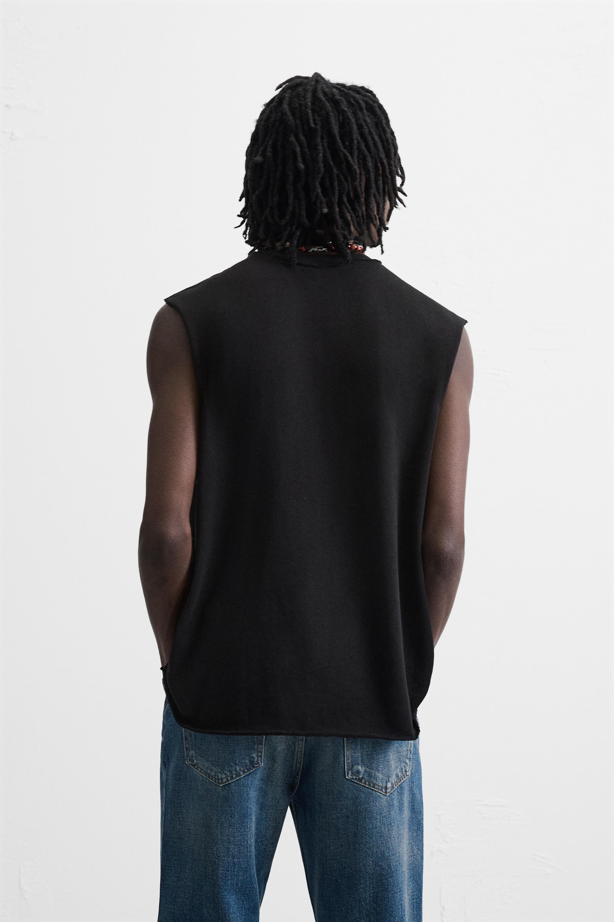 ［ZARA］トレーニングタンクトップ ニットタンクトップ - ホワイト | ZARA Japan / 日本