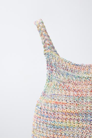 FRINGED KNIT TOP - Multicoloured by Zara - Image 3
