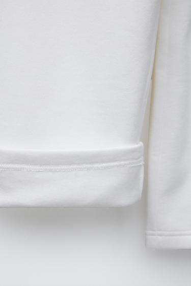 HELLO KITTY AND FRIENDS © SANRIO WIDE-LEG TROUSERS - Oyster-white by Zara - Image 5
